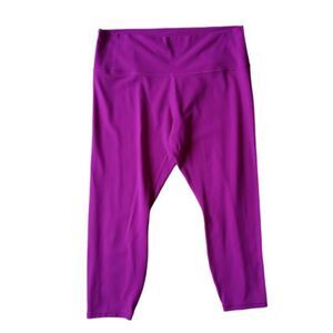 Athleta Jazzy Purple Plus Size High Rise Transcend 7/8 Tight Leggings Women's 2X
